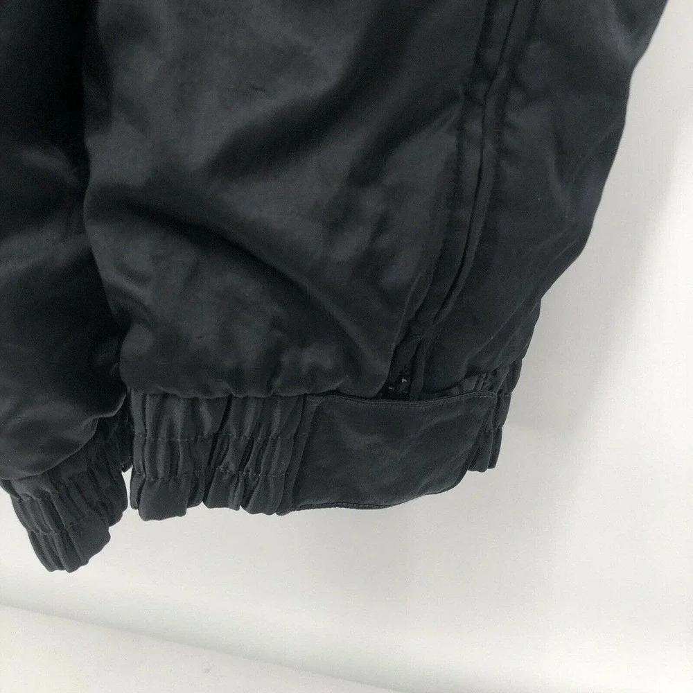 Vintage 80s Prima Womens Size M One Piece Snow Ski Suit Black Purple Hooded - Picture 5 of 12